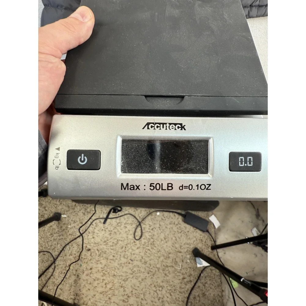 Accuteck W-8250-50BS Digital Postal Shipping Scale 50 Lb 0.1oz With Adapter